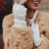 Christmas Cocoa Gloves In Ivory Image - 1