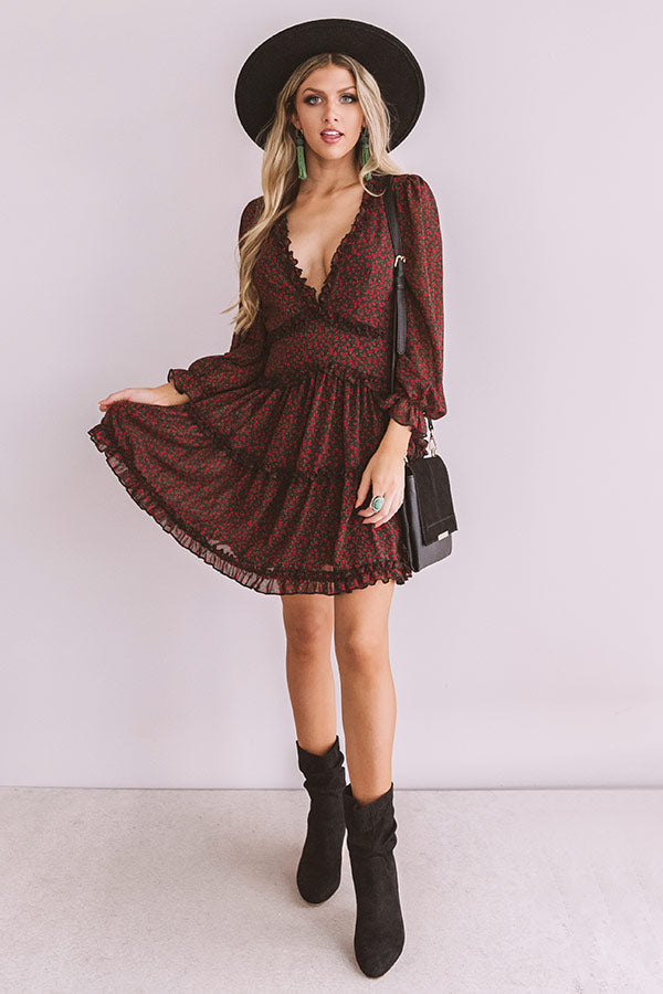 Dramatic Reveal Floral Babydoll Dress • Impressions Online Boutique