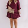 Force Of Fabulousness Shift Dress In Maroon  Curves Image - 1