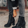 The Ashton Faux Fur Lined Boot In Black Image - 1