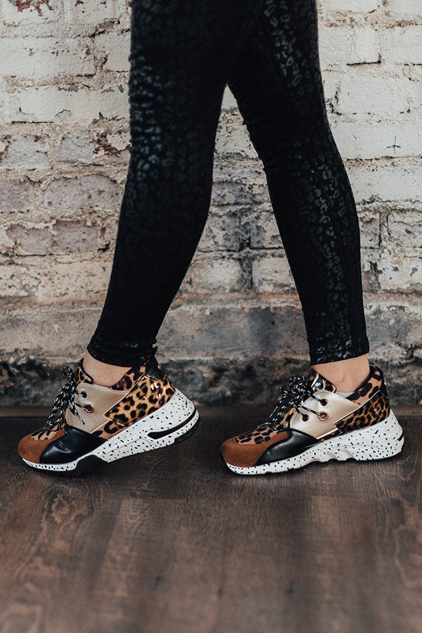 The Chloe Leopard Sneaker Image - 3