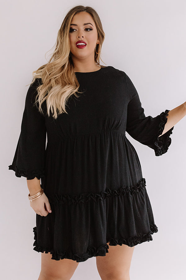 Force Of Fabulousness Shift Dress In Black Curves Image - 2