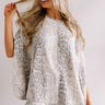 Got My Attention Snake Print Poncho Top Image - 1