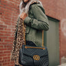 City Sleek Quilted Crossbody in Black Image - 1