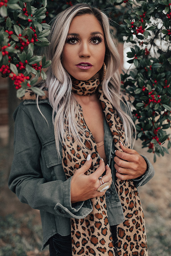 Leopard Confidential Scarf Image - 3