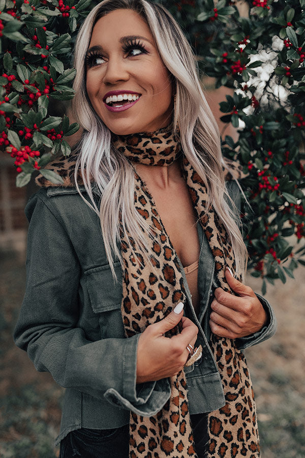 Leopard Confidential Scarf Image - 4