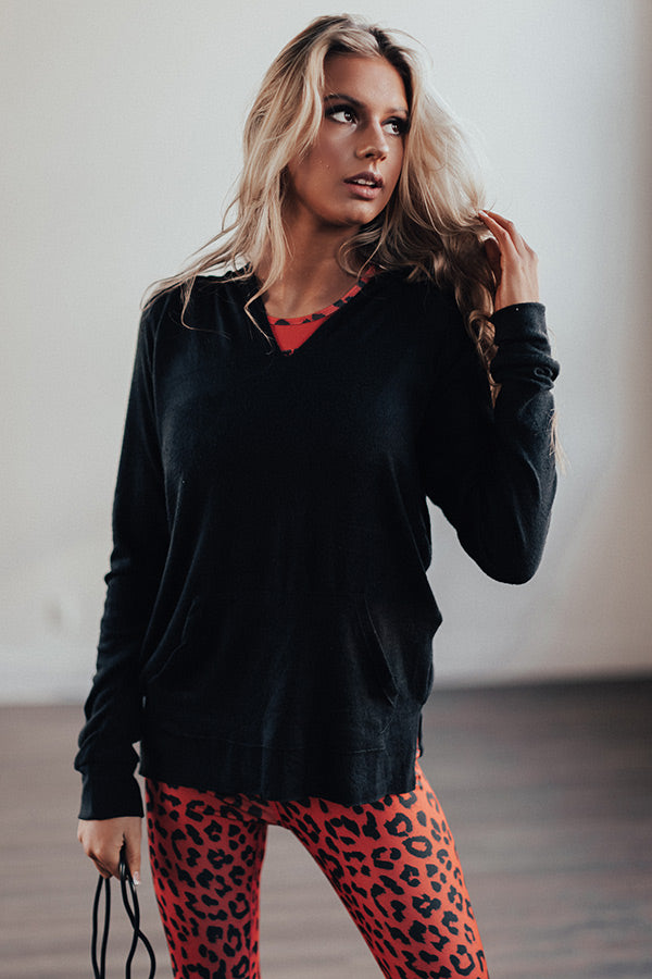 Cappuccino Run Hoodie In Black Image - 2