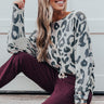 At Your Best Leopard Sweatshirt Image - 1