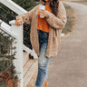 Snow Adorable Confetti Knit Cardigan In Mocha  Curves Image - 1
