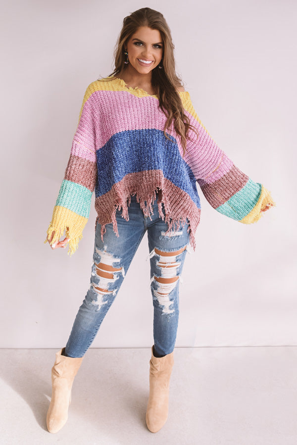 Matters Of The Heart Chenille Sweater Image - 4