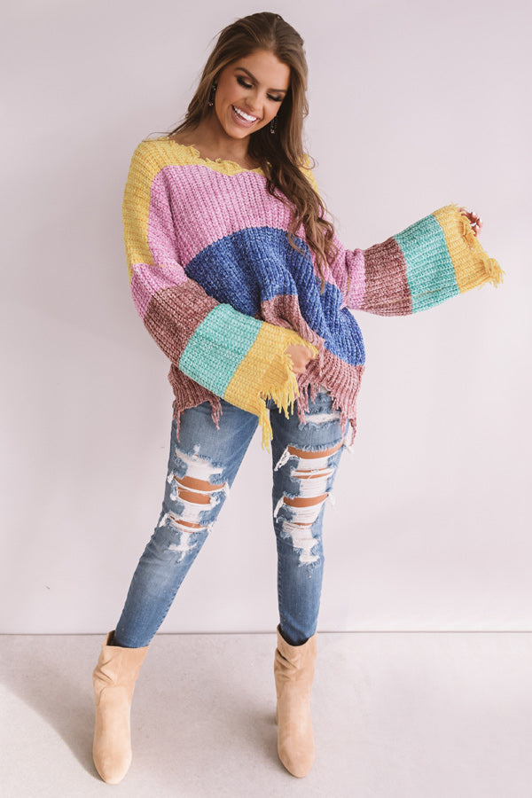 Matters Of The Heart Chenille Sweater Image - 1