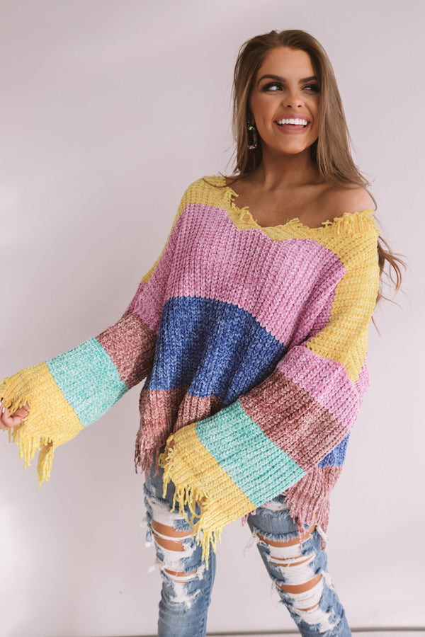 Matters Of The Heart Chenille Sweater Image - 5