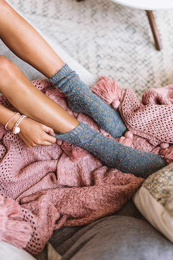 New Heights Socks In Charcoal • Impressions Online Boutique
