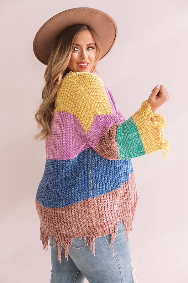 Matters Of The Heart Chenille Sweater Curves Image - 4