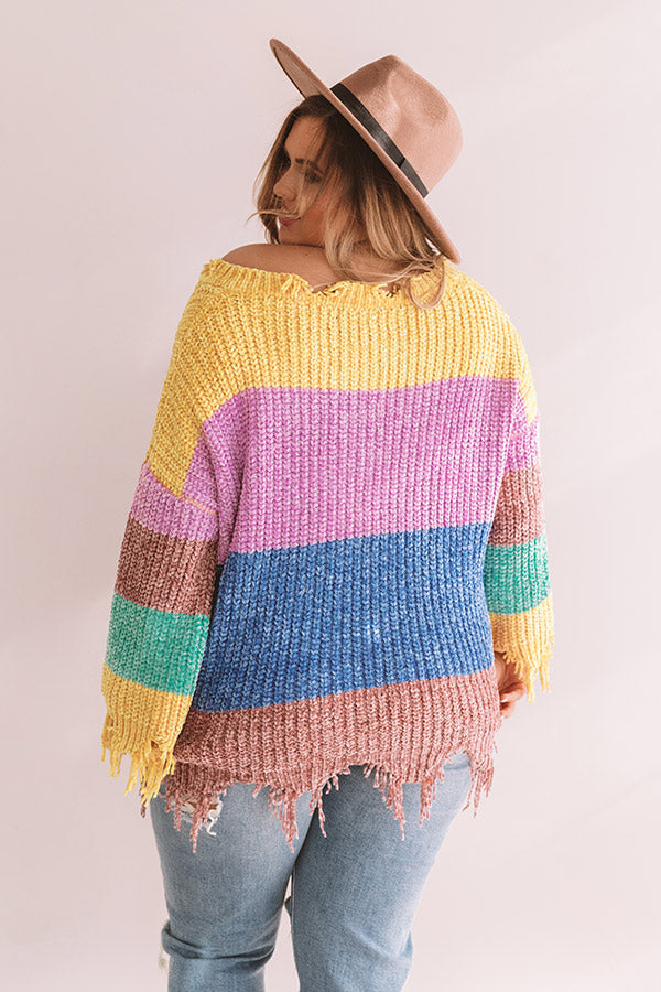 Matters Of The Heart Chenille Sweater Curves Image - 5