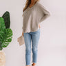 Your Dream Girl Waffle Knit Shift Top in Grey Image - 1