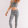 Love To Laugh Leopard High Waist Active Legging in Black Image - 1