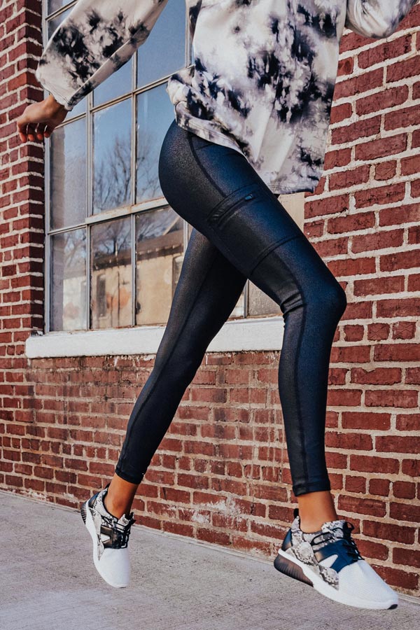 Mimosa Motivation High Waist Pocket Active Legging Image - 1