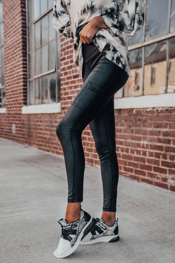 Mimosa Motivation High Waist Pocket Active Legging Image - 3