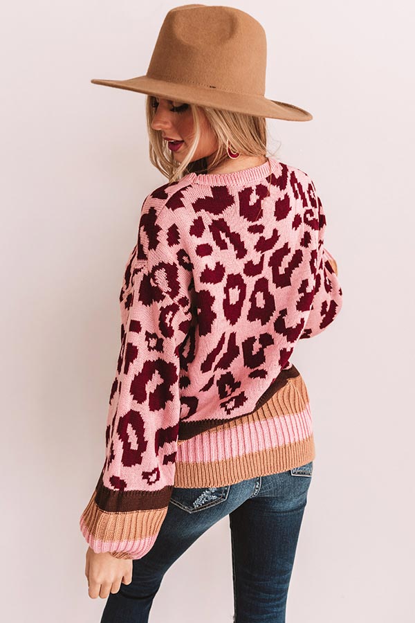 Love To Laugh Leopard Sweater Image - 5
