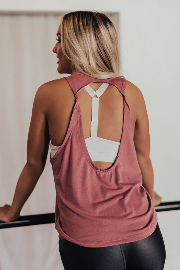 Spin And Spritzers Twist Open Back Tank Image - 2