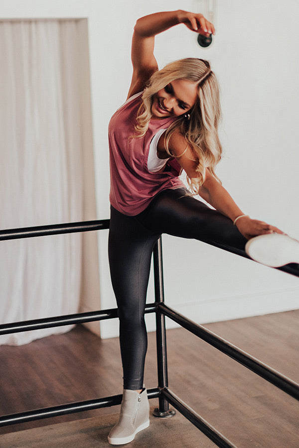 Spin And Spritzers Twist Open Back Tank Image - 5