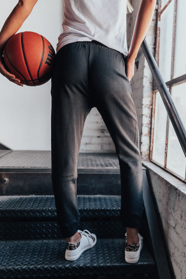 Chill Weekend Distressed Joggers Image - 5