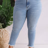 KanCan The Lela High Waist Relaxed Ankle Skinny Curves Image - 1