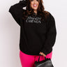 Champagne Campaign Sweatshirt Curves Image - 1