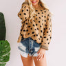 Effortless Coziness Leopard Sweater Image - 1