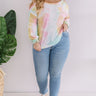 Mai Tai Twist Tie Dye Sweatshirt Curves Image - 1