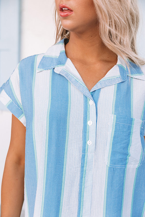 Brighton Beach Stripe Shift Dress Image - 5