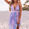 Watercolor Shores Maxi Dress in Lavender Image - 1