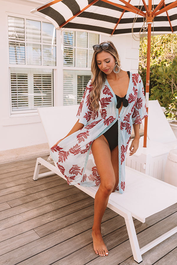 Secret Lagoon Chiffon Duster Image - 5