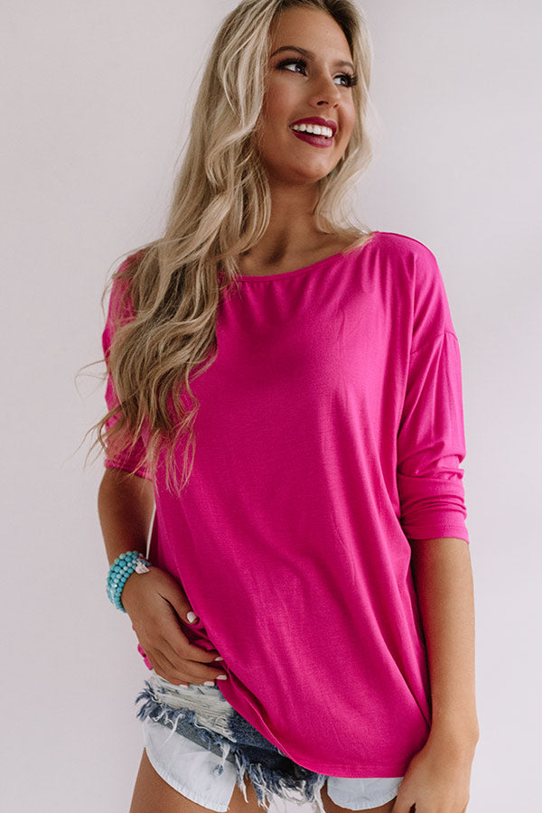 Whirland Wonderful Shift Top In Pink Image - 4