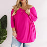 Whirland Wonderful Shift Top In Pink Curves Image - 1