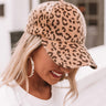 Hey Gorgeous Leopard Baseball Cap In Iced Mocha Image - 1
