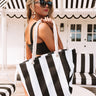 Vacay Bound Stripe Tote Image - 1