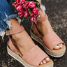 The Brighton Espadrille In Blush Image - 1