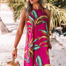 Bliss & Love Shift Dress In Fuchsia Image - 1