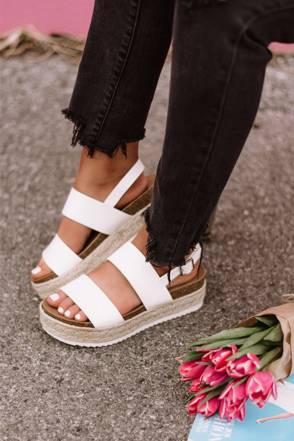 The Laurel Espadrille In White Image - 2