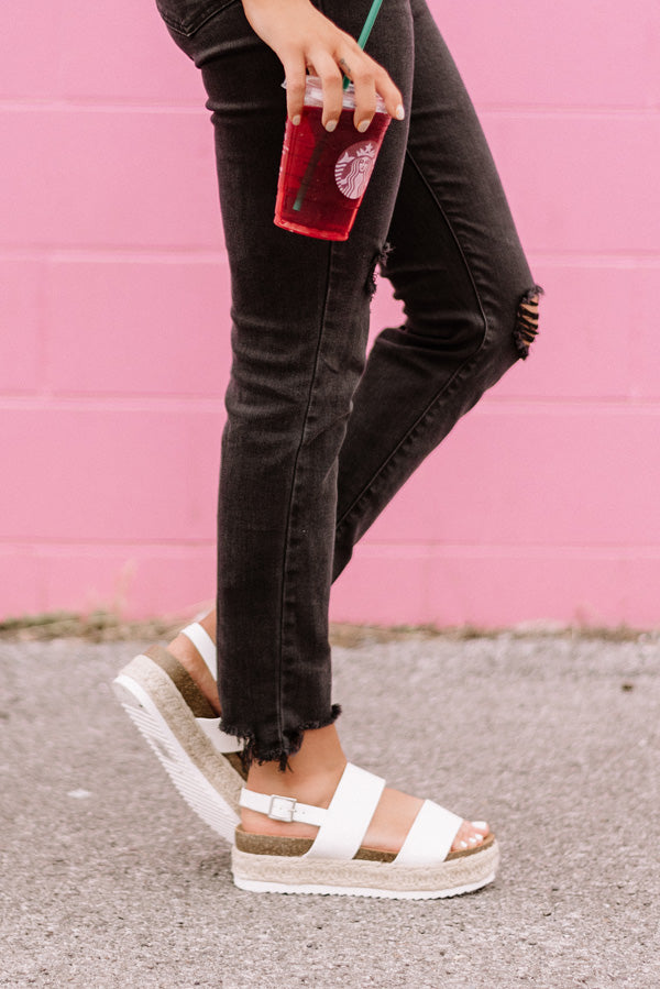 The Laurel Espadrille In White Image - 1