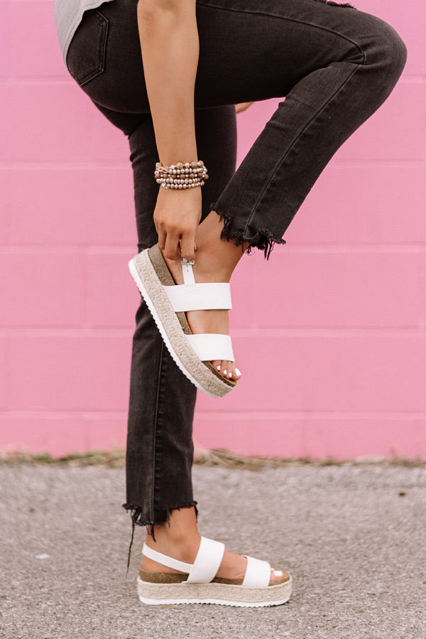 The Laurel Espadrille In White Image - 4