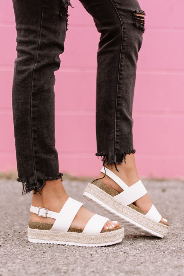 The Laurel Espadrille In White Image - 3