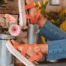The Lela Espadrille In Coral Image - 1