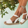 The Brighton Espadrille In Ivory Image - 1