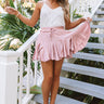Headed For Happy Hour Skort In Blush Image - 1