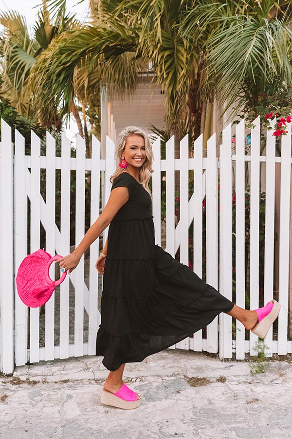 Touring St. Thomas Ruffle Midi Image - 3