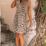 Love Island Smocked Leopard Dress Image - 1
