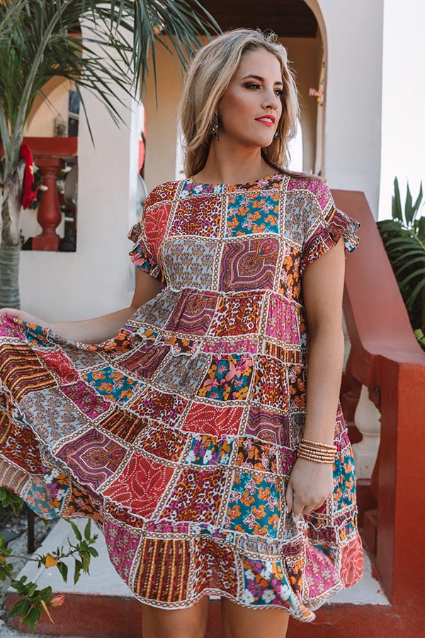 Sunkissed Chic Babydoll Dress Image - 5